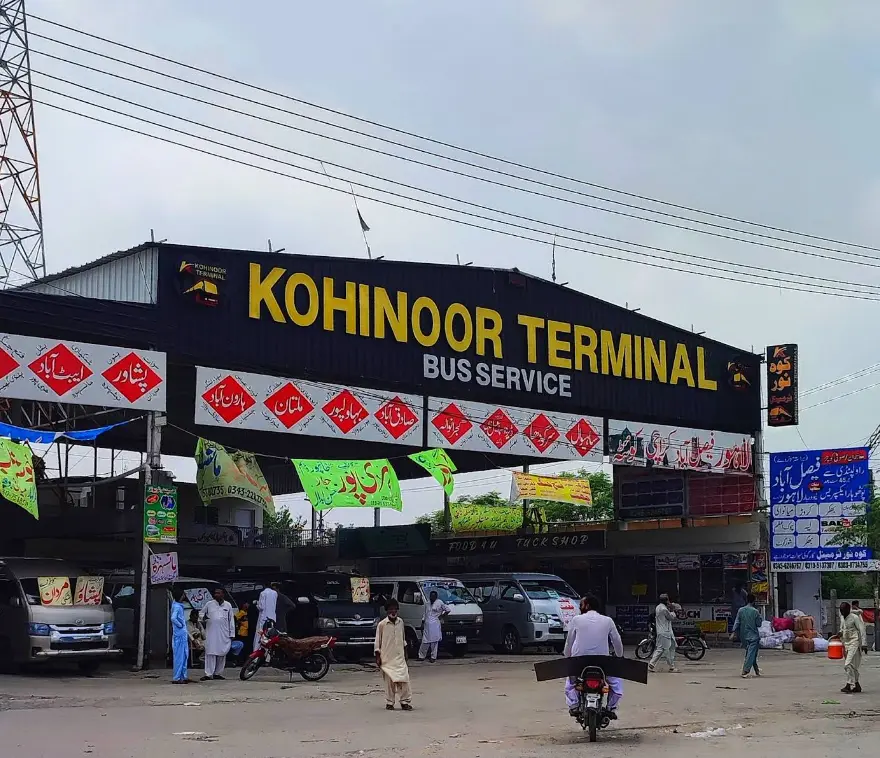 royal movers bus stand kohinoor terminal rawalpindi