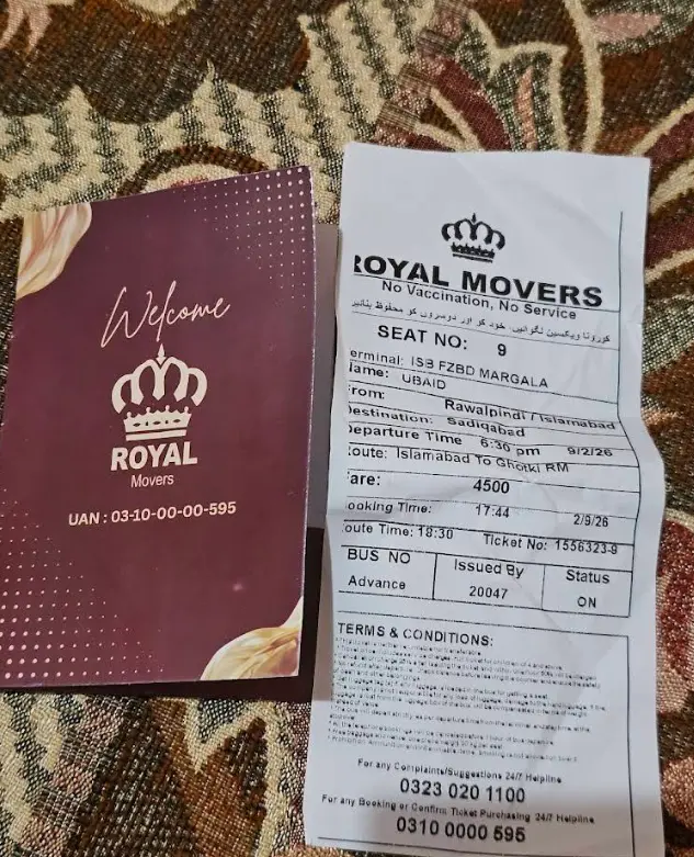 daharki to islamabad - royal movers